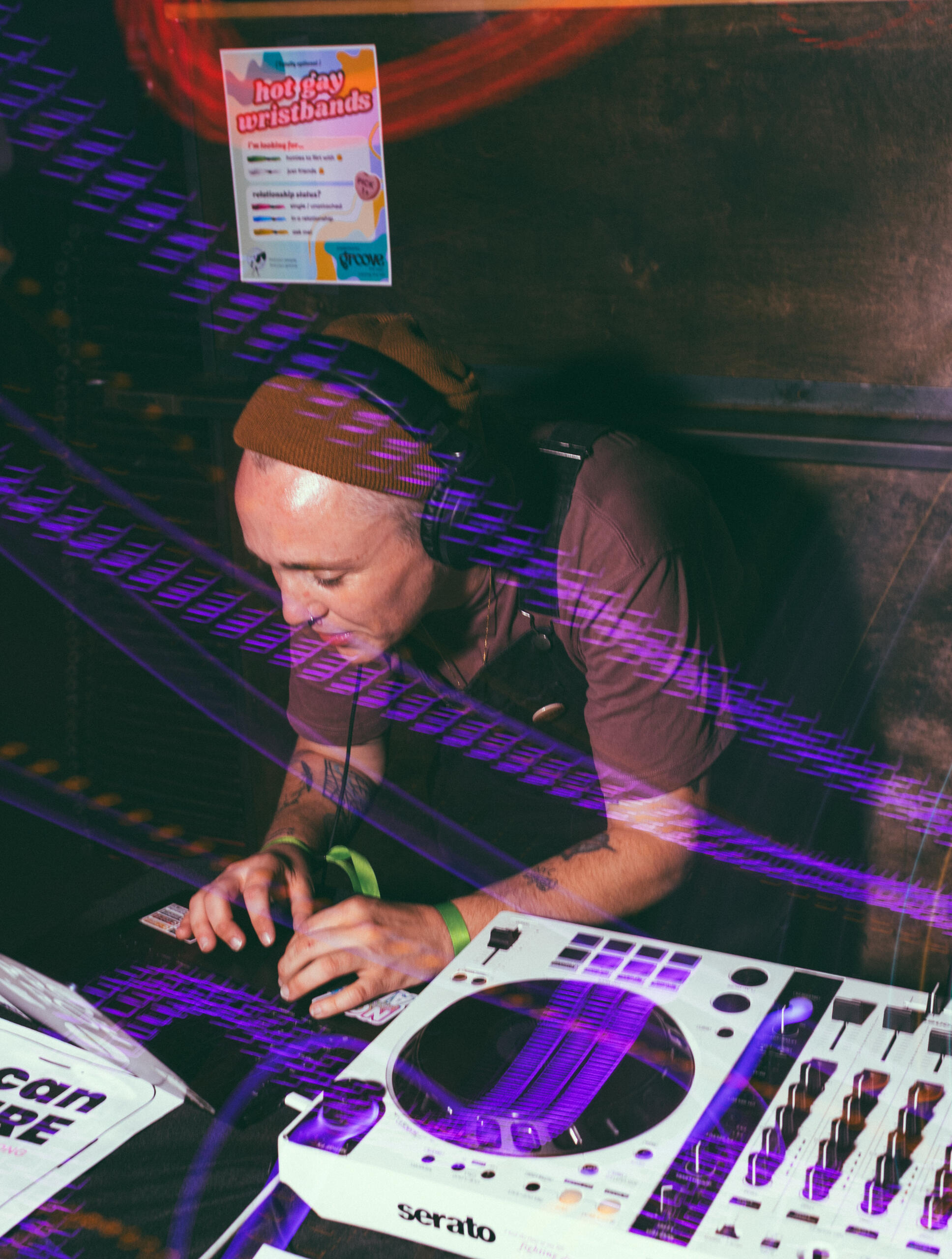 DJ Warm Advice - New Orleans and Chicago based DJ, resident DJ of Now That's What I Call Queer! DJ Warm Advice, Littlefield Brooklyn 2025